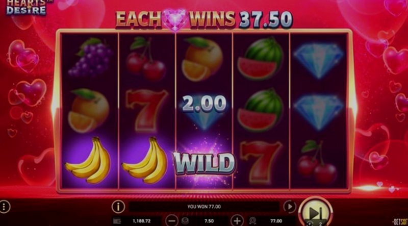 Играть Hearts Desire от Betsoft в казино 1Win