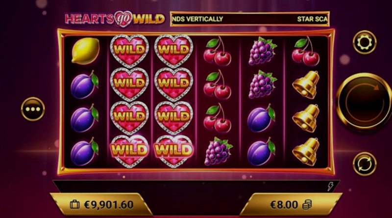 Играть Hearts Go Wild от Amigogaming в казино 1Win