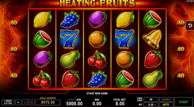 Играть Heating Fruits от Fazi в казино 1Win