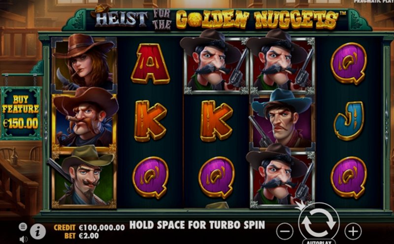 Играть Heist for the Golden Nuggets от Pragmatic в казино 1Win