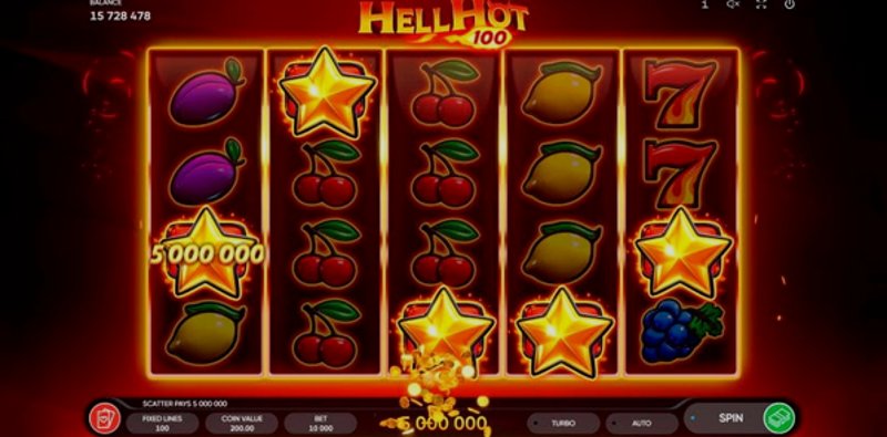 Играть Hell Hot 100 от Endorphina в казино 1Win