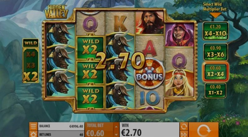 Играть Hidden Valley от Quickspin в казино 1Win