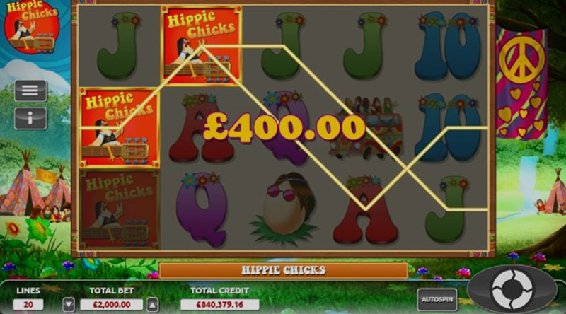 Играть Hippie Chicks от Playzido в казино 1Win
