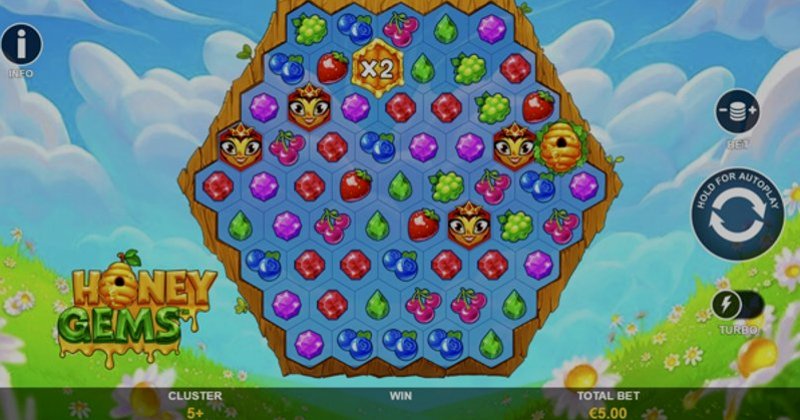 Играть Honey Gems от Playtech в казино 1Win