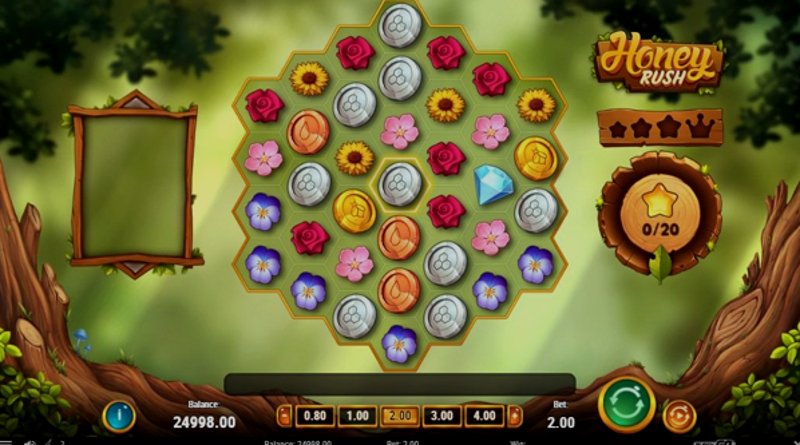 Играть Honey Rush от Playn Go в казино 1Win