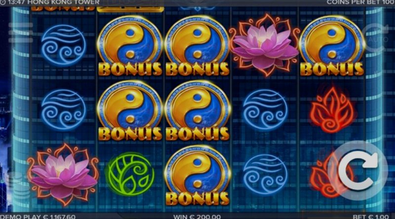 Играть Hong Kong Tower от Elk в казино 1Win