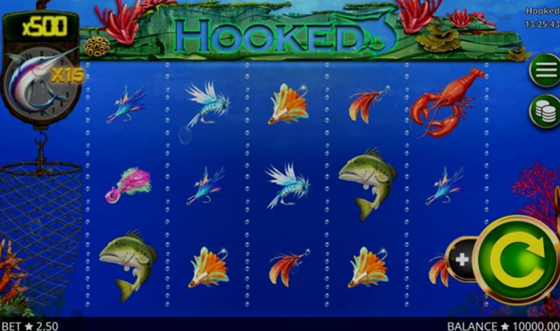 Играть Hooked от Booming в казино 1Win