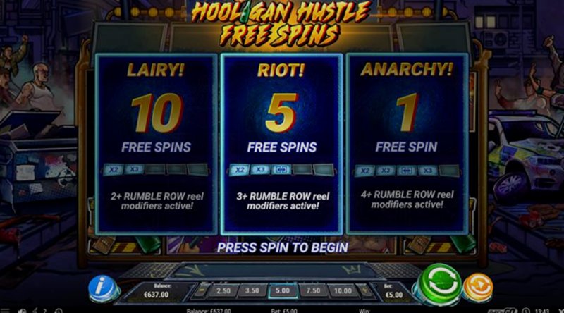 Играть Hooligan Hustle от Playn Go в казино 1Win