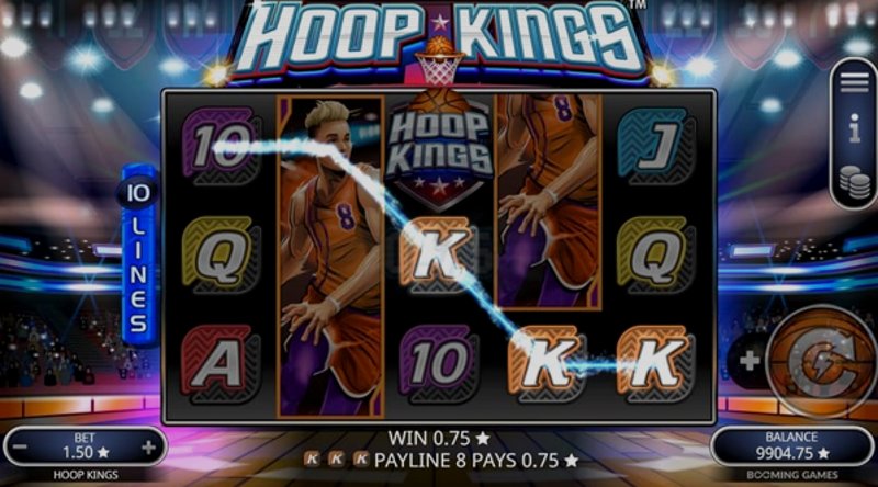 Играть Hoop Kings от Booming в казино 1Win