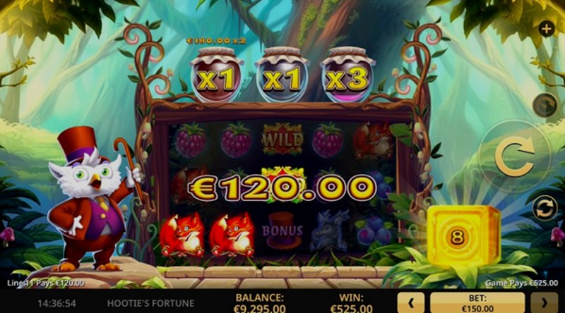 Играть Hooties Fortune от High5 в казино 1Win