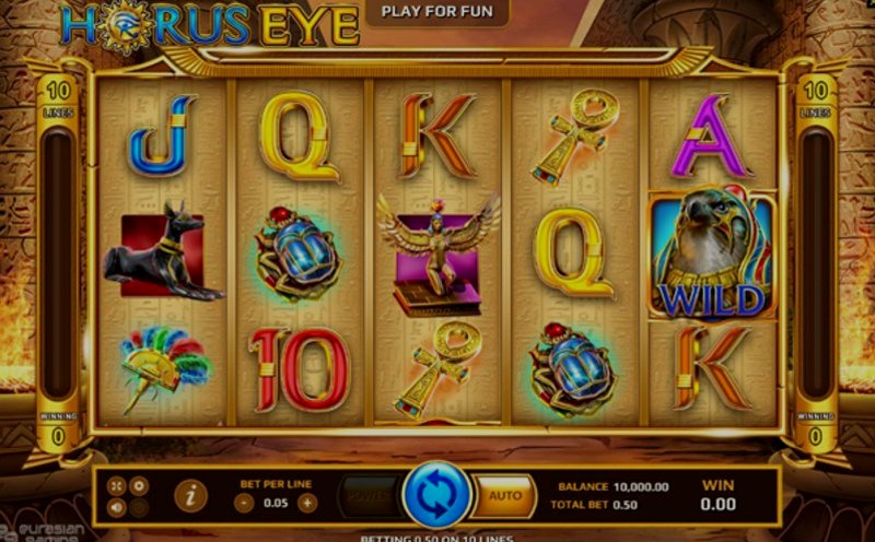 Играть Horus Eye от Eurasian Gaming в казино 1Win