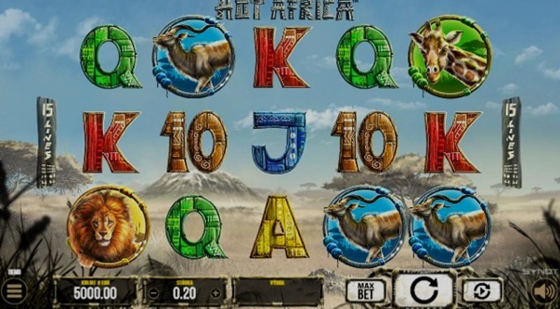 Играть Hot Africa от Synot в казино 1Win