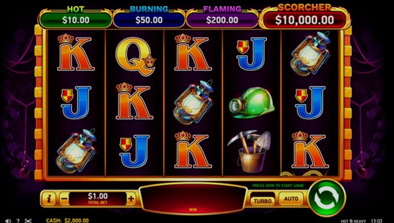 Играть Hot and heavy от Rubyplay в казино 1Win