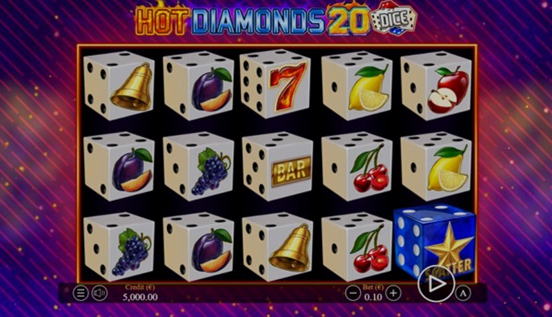 Играть Hot Diamonds 20 от Zeus Play в казино 1Win