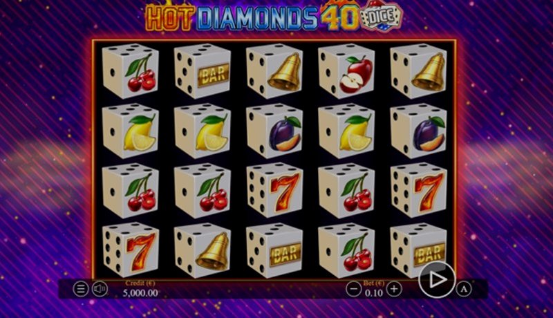 Играть Hot Diamonds 40 от Zeus Play в казино 1Win