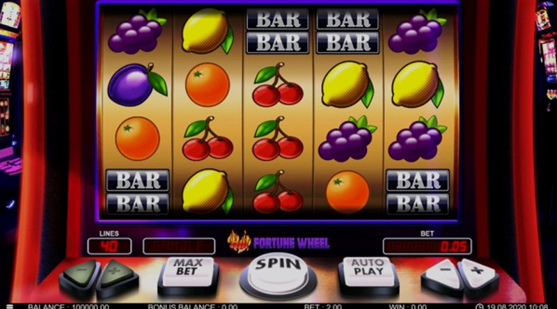 Играть Hot Fortune Wheel от 7mojos Slots в казино 1Win