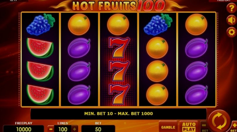 Hot Fruits 100 Amatic в казино 1Win (1Вин) Hot Fruits 100 Amatic в казино 1Win (1Вин)