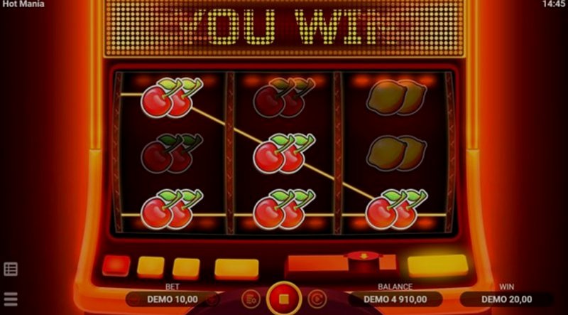 Играть Hot Mania от Evoplay в казино 1Win