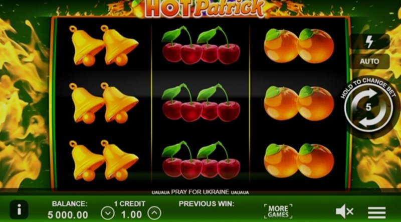 Играть Hot Patrick от Gamzix в казино 1Win