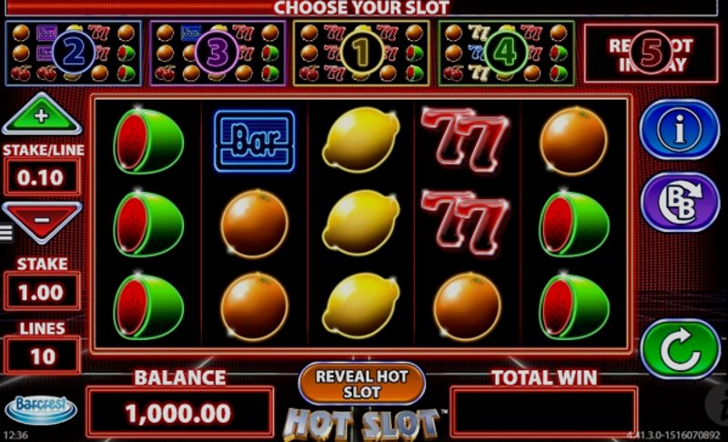 Играть Hot Slot от Red Tiger в казино 1Win