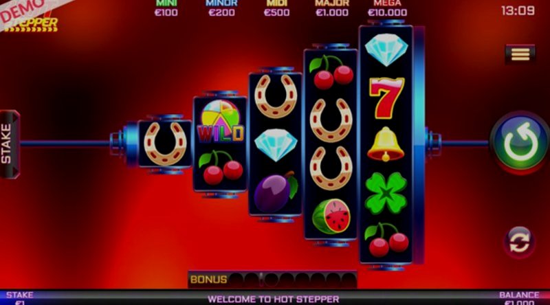 Играть Hot Stepper от Slingo в казино 1Win