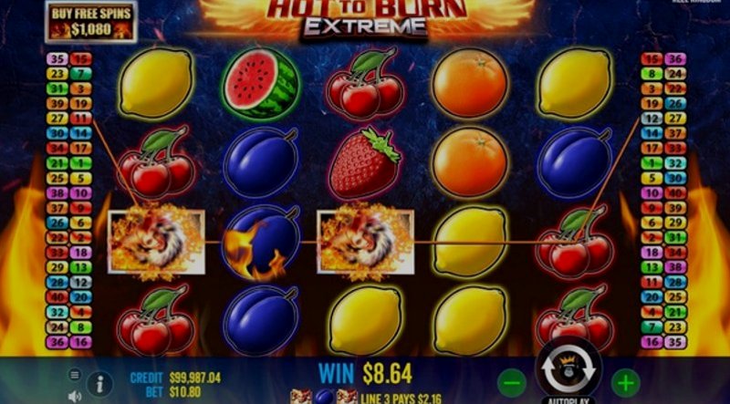 Играть Hot To Burn Extreme от Pragmatic в казино 1Win