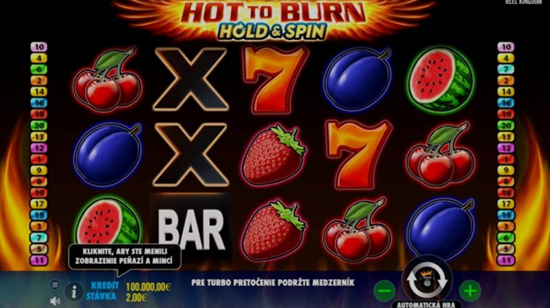 Играть Hot to Burn Hold and Spin от Pragmatic в казино 1Win