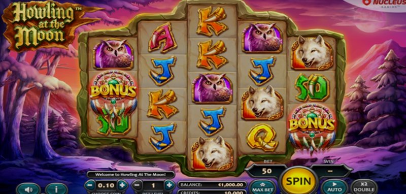 Играть Howling at the Moon от Nucleus Gaming в казино 1Win