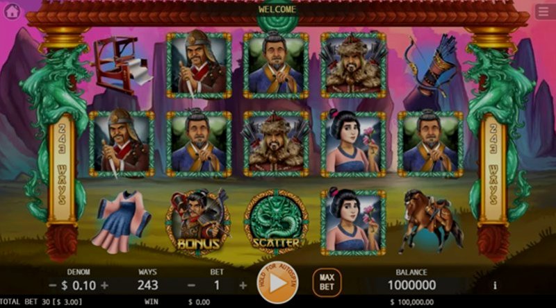 Играть Hua Mulan от Kagaming в казино 1Win
