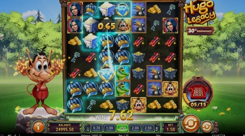 Играть Hugo от Playn Go в казино 1Win