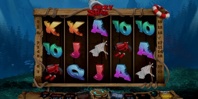 Играть Hungry Shark от Wazdan в казино 1Win