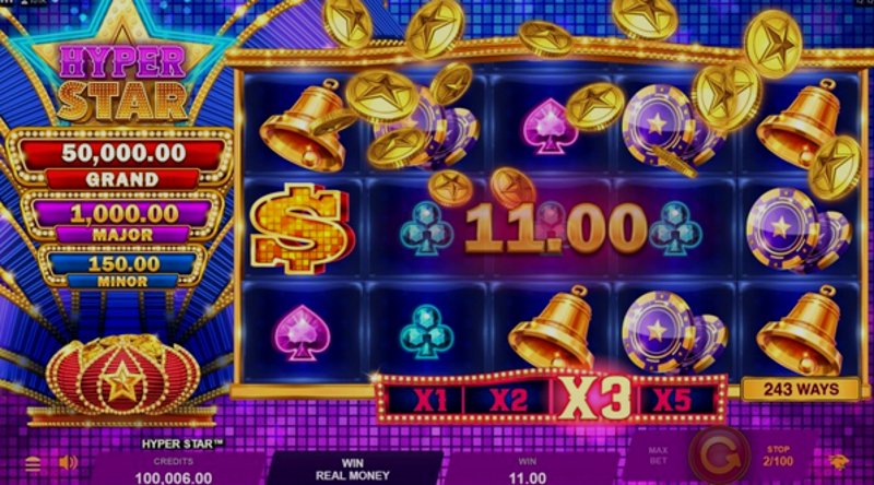 Играть Hyper Star от Microgaming в казино 1Win