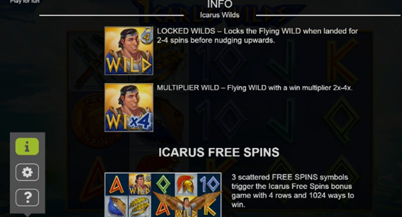 Играть Icarus Wilds от Sthlm Gaming в казино 1Win