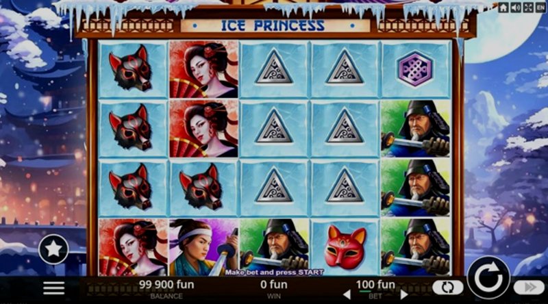 Играть Ice Princess от Belatra в казино 1Win