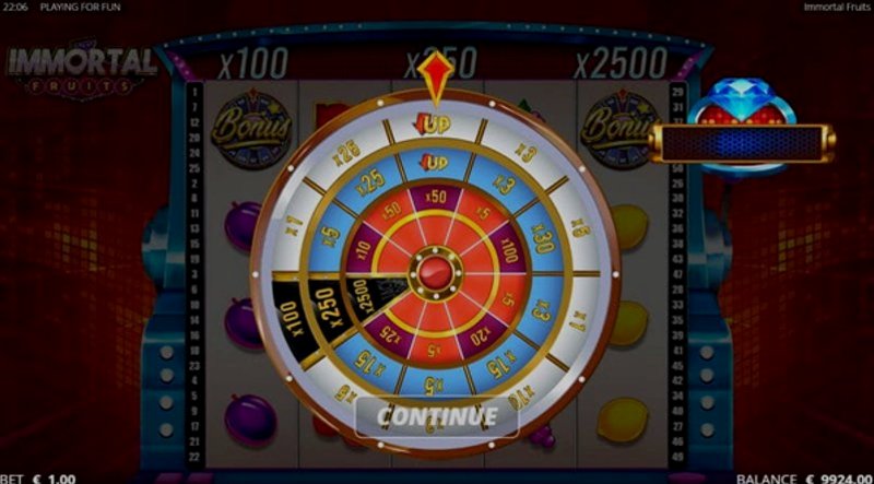 Играть Immortal Fruits от No Limit City в казино 1Win
