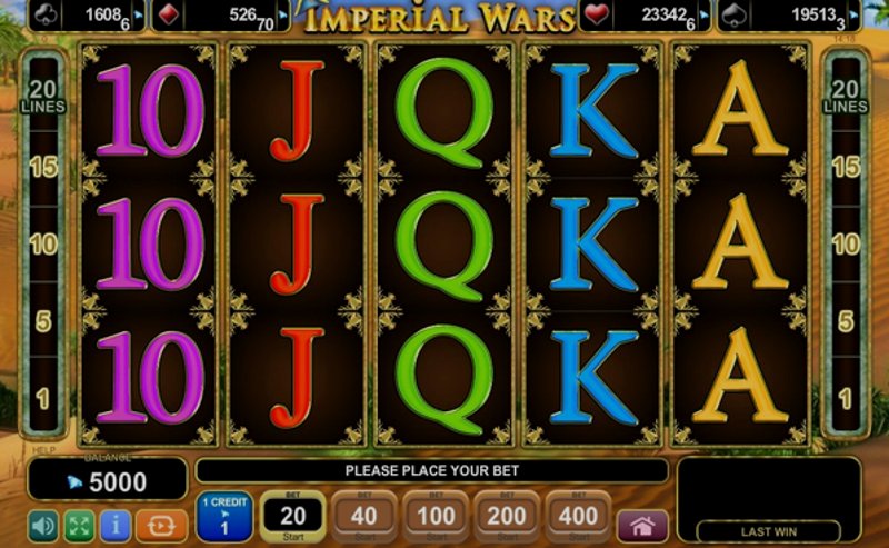 Играть Imperial Wars от Amusnet Interactive в казино 1Win