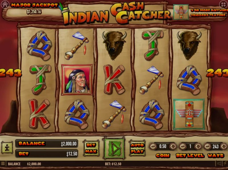 Играть Indian Cash Catcher от Habanero в казино 1Win