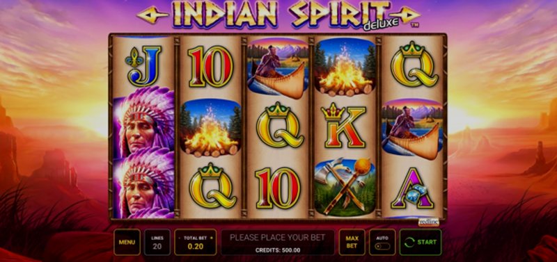 Играть Indian Spirit от Novomatic в казино 1Win