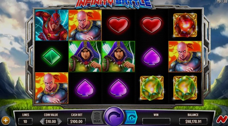 Играть Infinity Battle от Netgaming в казино 1Win