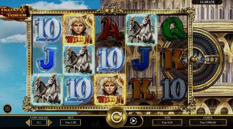 Играть Infinity Tower от Onetouch в казино 1Win