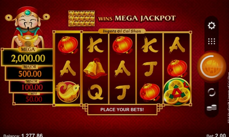 Играть Ingots of Cai Shen от Microgaming в казино 1Win