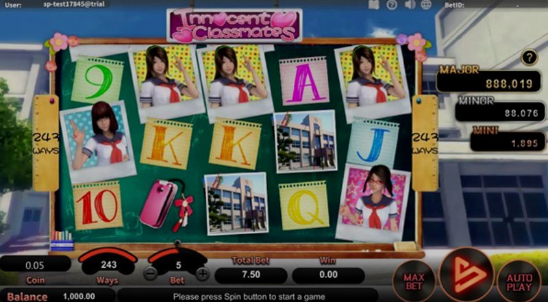 Играть Innocent Classmates от Simpleplay в казино 1Win