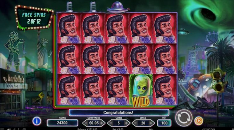 Играть Invading Vegas от Playn Go в казино 1Win