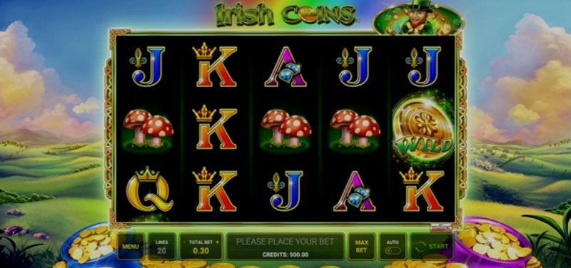 Играть Irish Coins от Revolver в казино 1Win