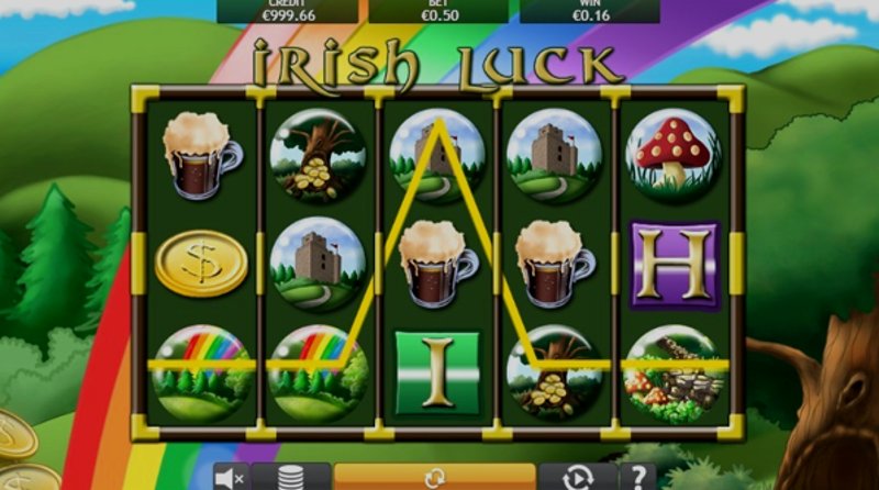 Играть Irish Luck от Playtech в казино 1Win