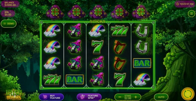 Играть Irish Wilds от Pariplay в казино 1Win