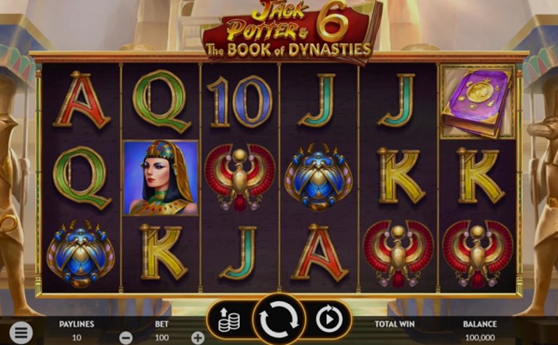 Играть Jack Potter & The Book of Dynasties 6 от Apparat в казино 1Win