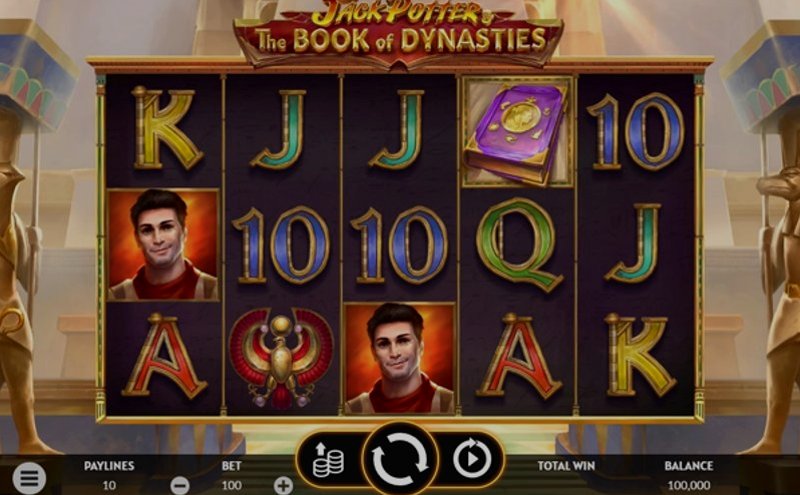 Играть Jack Potter & The Book of Dynasties от Apparat в казино 1Win