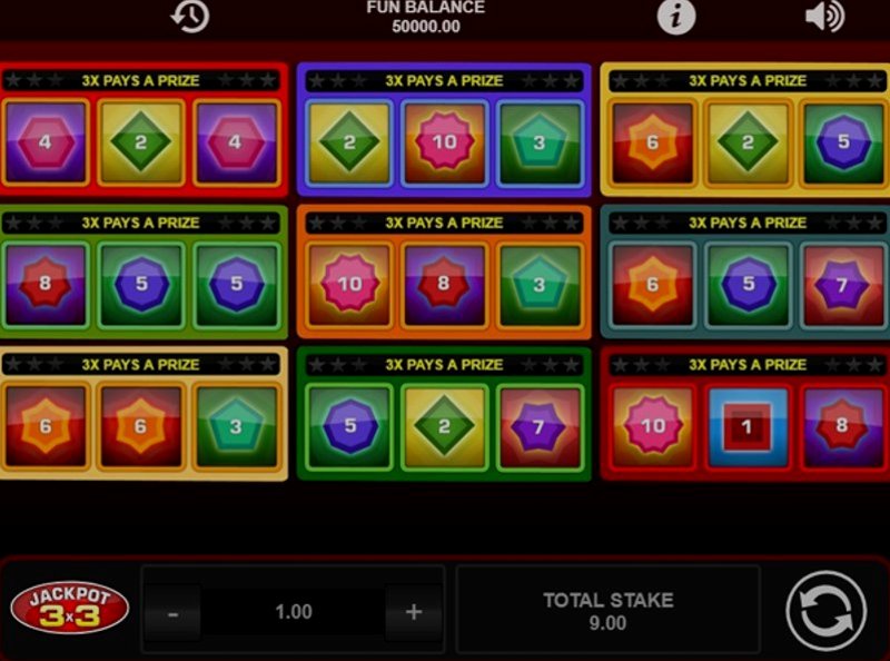 Играть Jackpot 3x3 в казино 1Вин