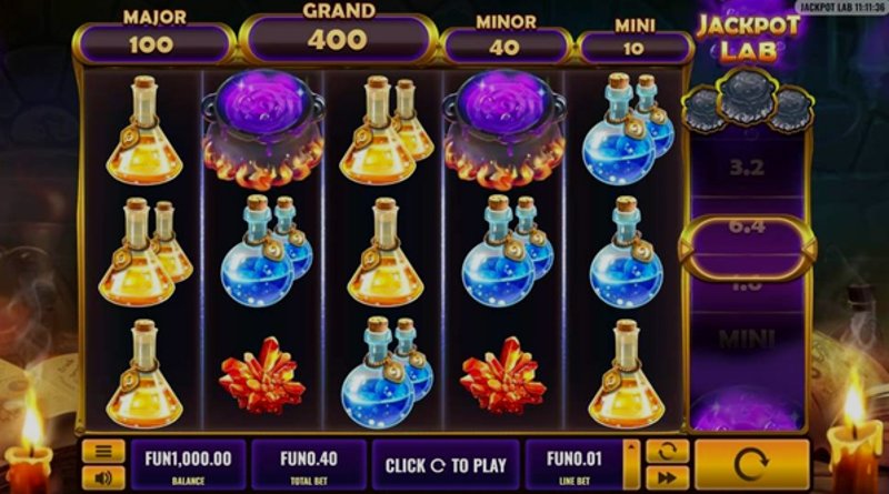 Играть Jackpot Lab от Platipus в казино 1Win